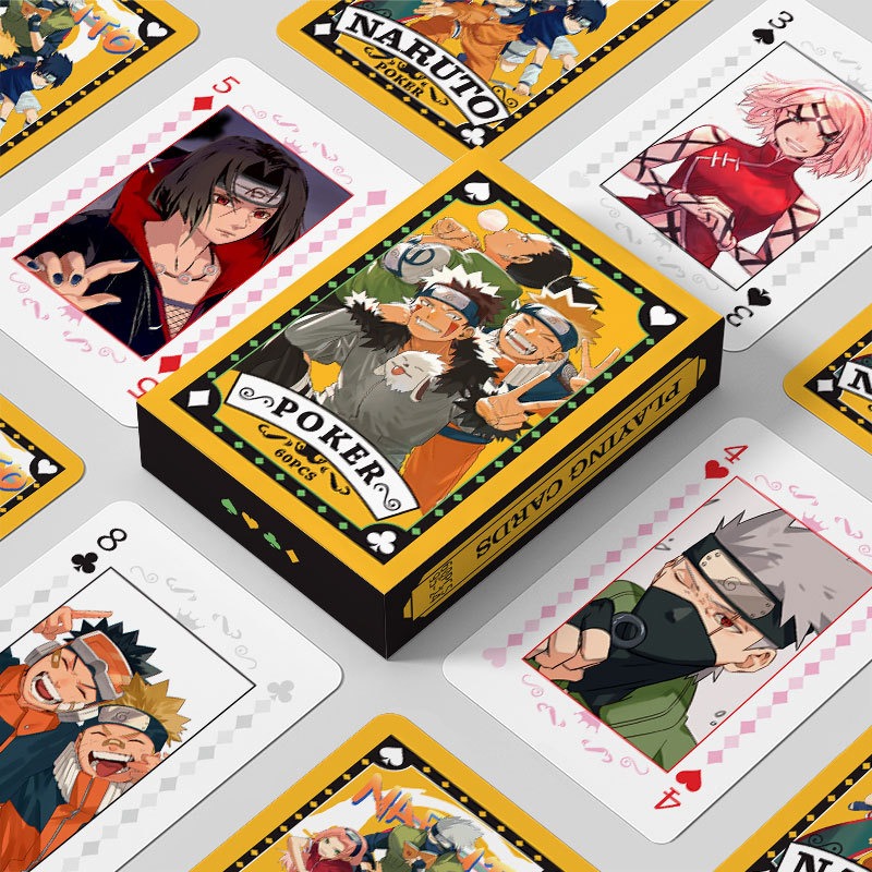 Board Game Naruto - Nowe karty do gry z papieru