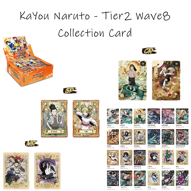 Board Game Naruto - Karty kolekcjonerskie KAYOU Naruto - Seria