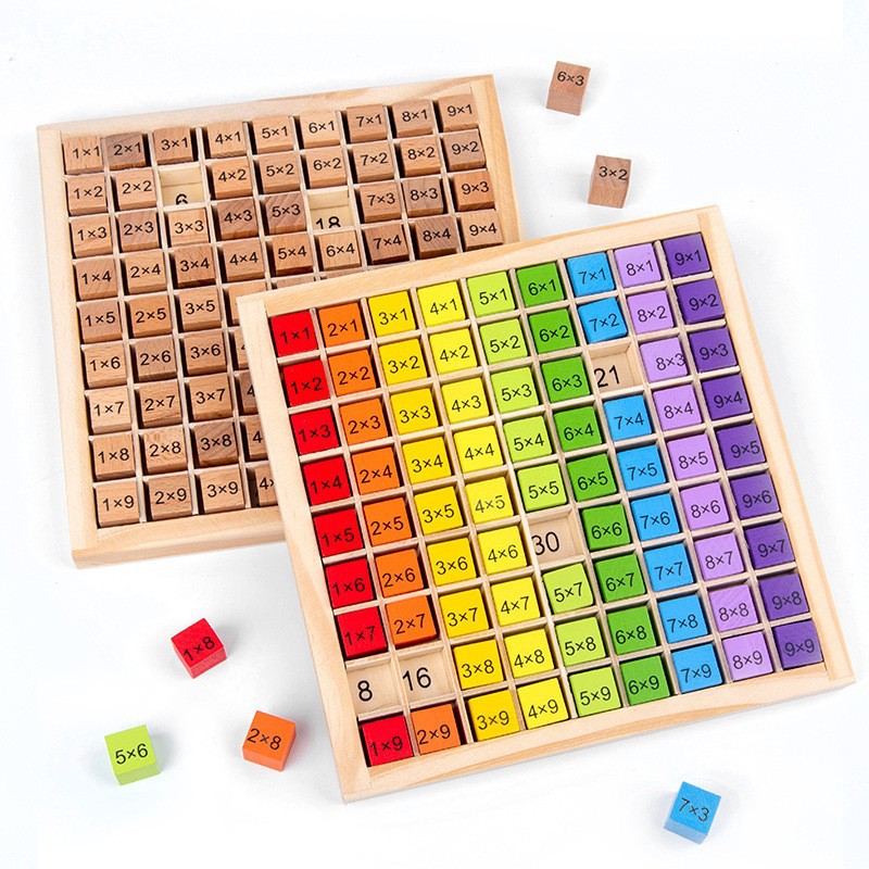 Board Game With Questions - Zabawki edukacyjne dla dzieci Montessori Drewniana