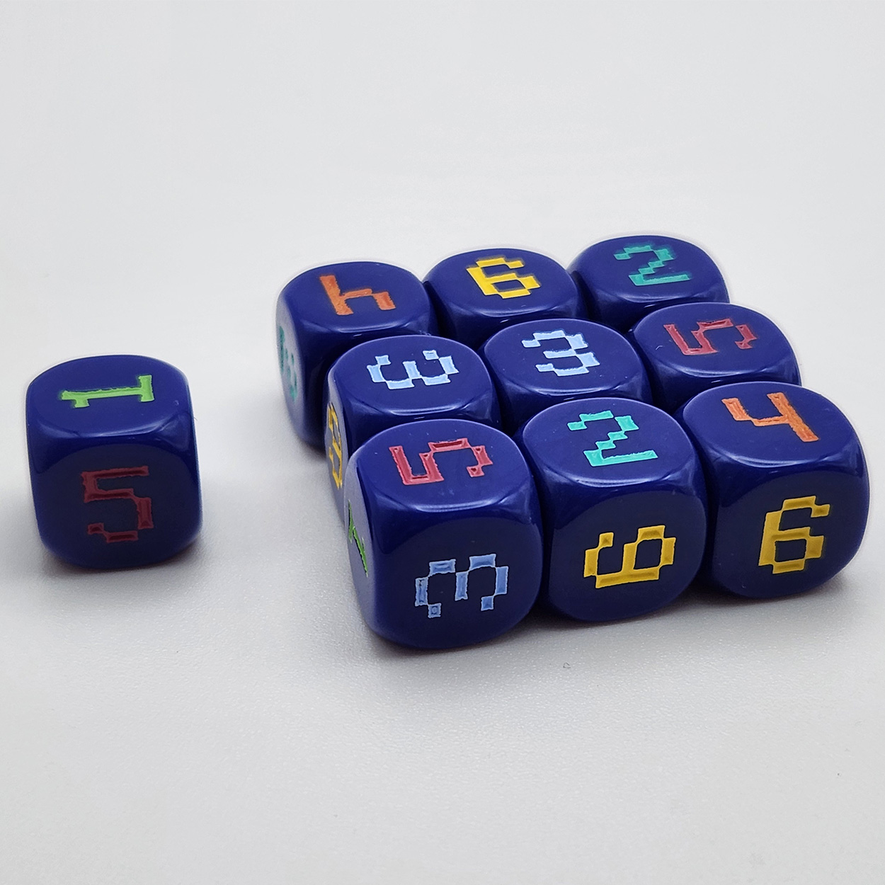 10 sztuk 14mm 6-ścienne zaokrą – Game Token Counter recenzja i cena