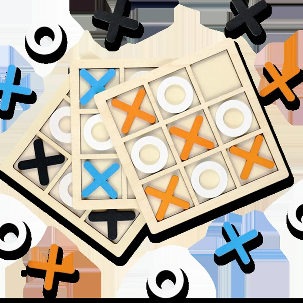 Drewniana gra XO Tic Tac Toe M – Board Game With Questions recenzja i cena