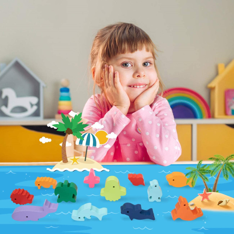 Nowe dzieci Montessori drewnia – Board Game With Questions recenzja i cena